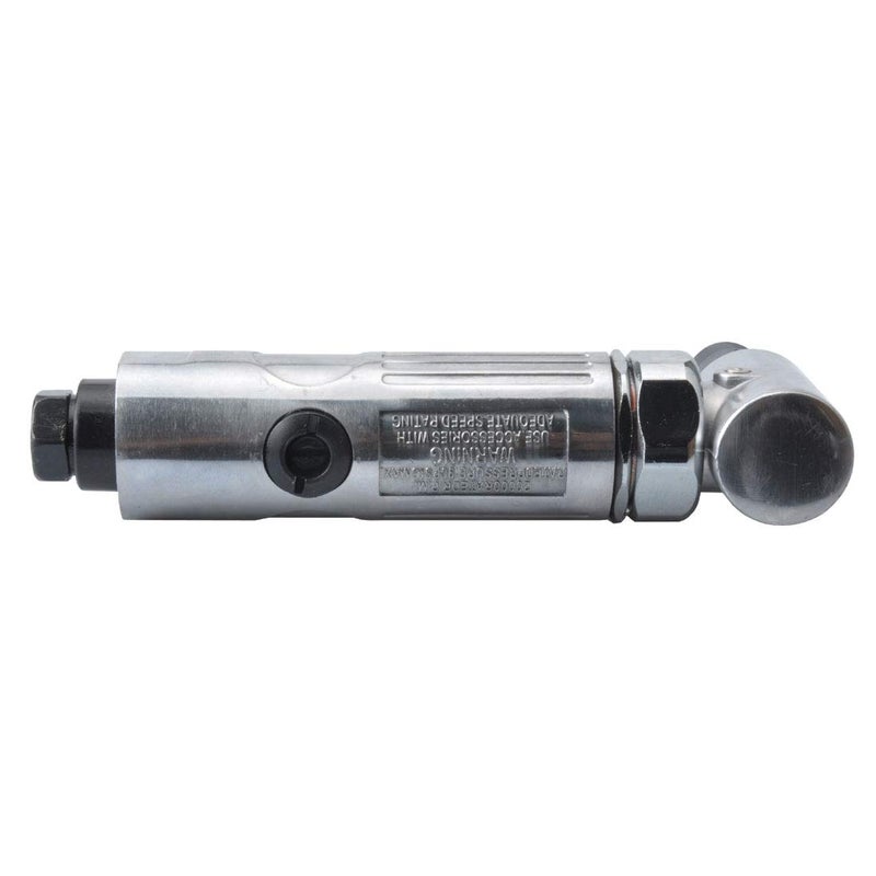 PROSHI 1/4-Inch 90Â° Angle Air Die Grinder, Mini Pneumatic Angle Die Grinder, Compact Air-Powered Grinder for Grinding, Polishing, Porting, and Deburring - Polished Finish - Image 3